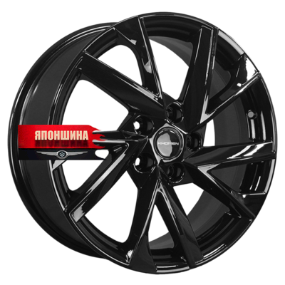 Диск литой KHOMEN WHEELS KHW1714 7J17 PCD5*110 ET46 DIA63,3 BLACK (WHS518474)