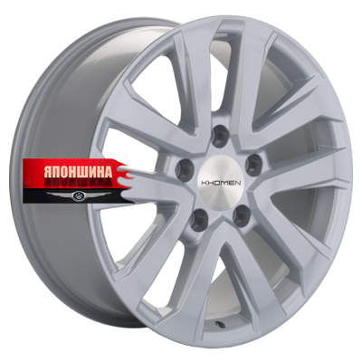 Диск литой KHOMEN WHEELS KHW2003 8,5J20 PCD5*150 ET58 DIA110,1 F-SILVER (WHS498472)