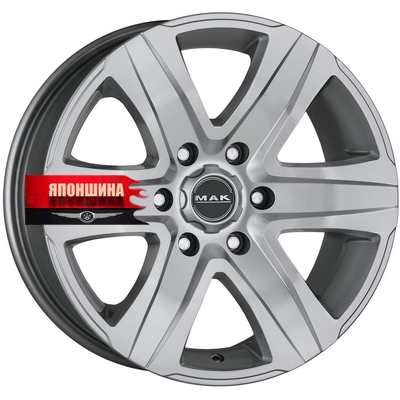 Диск литой MAK STONE 6 8J18 PCD6*139,7 ET35 DIA106,1 SILVER (WHS209208)