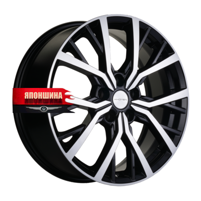 Диск литой KHOMEN WHEELS KHW1806 7J18 PCD5*112 ET45 DIA57,1 BLACK-FP (WHS506379)