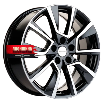 Диск литой KHOMEN WHEELS KHW1802 7J18 PCD5*108 ET40 DIA60,1 BLACK-FP (WHS508441)