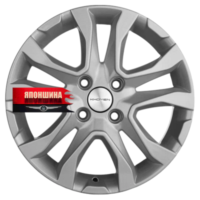 Диск литой KHOMEN WHEELS KHW1503 6J15 PCD4*100 ET50 DIA60,1 F-SILVER (WHS508243)
