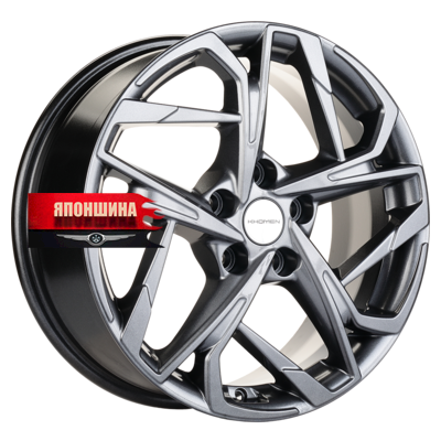 Диск литой KHOMEN WHEELS KHW1716 7J17 PCD5*110 ET46 DIA63,3 GRAY (WHS522117)