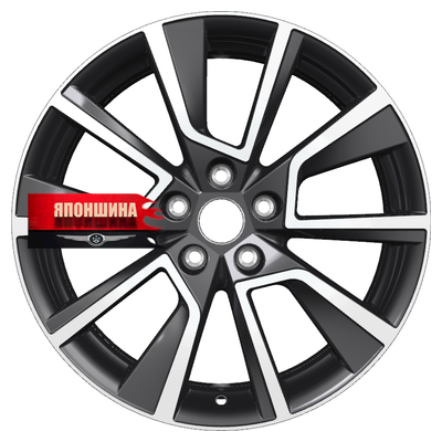 Диск литой KHOMEN WHEELS KHW1802 7J18 PCD5*114,3 ET40 DIA66,5 BLACK-FP (WHS498590)