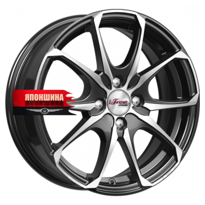 Диск литой IFREE ТАКЕШИ 6J16 PCD5*114,3 ET45 DIA67,1 БЛЭК ДЖЕК (WHS496249)