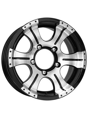 Диск литой K&K БАЙКОНУР 8J16 PCD5*139,7 ET0 DIA110,1 алмаз черный (24637)