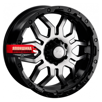 Диск литой LS 1285 7,5J17 PCD6*139,7 ET30 DIA106,1 BKF (WHS503094)