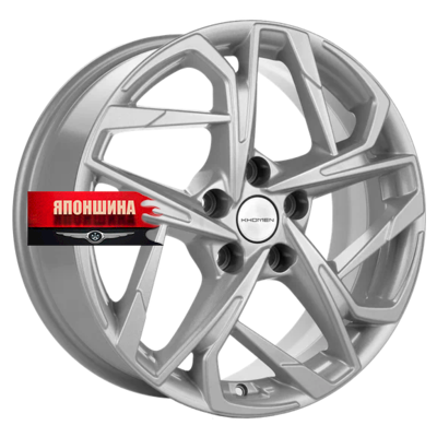Диск литой KHOMEN WHEELS KHW1716 7J17 PCD5*108 ET40 DIA54,1 F-SILVER (WHS518126)