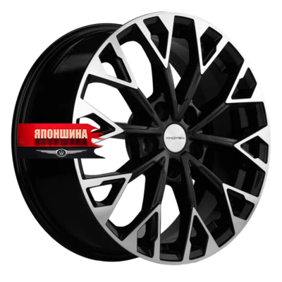 Диск литой KHOMEN WHEELS KHW1718 7J17 PCD5*114,3 ET35 DIA60,1 BLACK-FP (WHS521516)