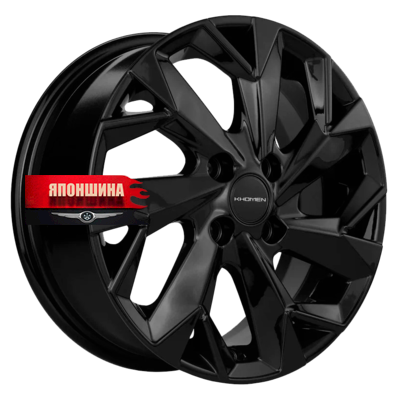 Диск литой KHOMEN WHEELS KHW1402 5,5J14 PCD4*98 ET35 DIA58,5 BLACK (WHS512471)