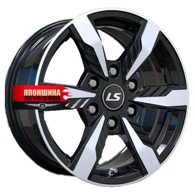 Диск литой LS 1301 7,5J17 PCD6*139,7 ET30 DIA106,1 BKF (WHS503105)