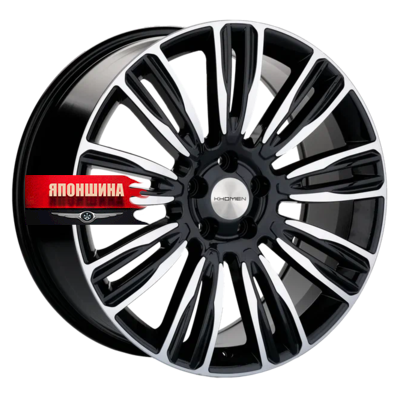 Диск литой KHOMEN WHEELS KHW2004 8,5J20 PCD5*120 ET45 DIA59,5 BLACK-FP (WHS525404)