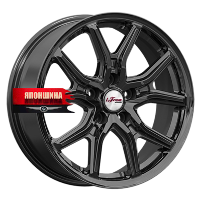 Диск литой IFREE СТРАЙК 6,5J17 PCD5*108 ET33 DIA60,1 IFREE BK (WHS525773)