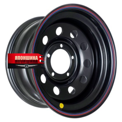 Диск штампованный OFF-ROAD WHEELS УАЗ 8J16 PCD5*139,7 ET-3 DIA110 ЧЕРНЫЙ (WHS499038)