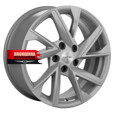 Диск литой KHOMEN WHEELS KHW1714 7J17 PCD5*110 ET45 DIA67,1 F-SILVER (WHS526693)