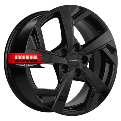 Диск литой KHOMEN WHEELS KHW1712 7J17 PCD5*110 ET45 DIA67,1 BLACK (WHS518614)