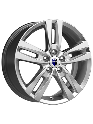 Диск литой K&K RASSVET 6,5J16 PCD5*100 ET38 DIA67,1 дарк платинум (25155)