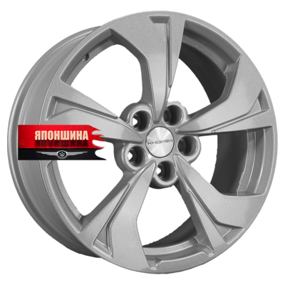 Диск литой KHOMEN WHEELS KHW1718 7J17 PCD5*114,3 ET37 DIA66,5 F-SILVER (WHS527785)