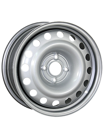 Диск штампованный TREBL X40033 6J16 PCD4*100 ET50 DIA60,1 сильвер (16240)