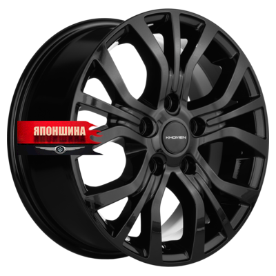 Диск литой KHOMEN WHEELS KHW1608 6,5J16 PCD5*110 ET43 DIA65,1 BLACK (WHS524761)