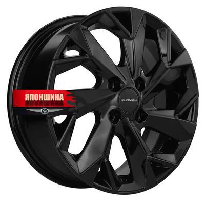 Диск литой KHOMEN WHEELS KHW1402 5,5J14 PCD4*100 ET38 DIA67,1 BLACK (WHS519759)