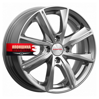 Диск литой K&K АРНАР-ОРИГИНАЛ 6J15 PCD4*100 ET50 DIA60,1 ДАРК ПЛАТИНУМ (WHS503937)