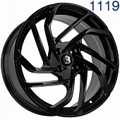 Диск литой FF FBX104 7,5J17 PCD4*100 ET35 DIA73,1 BLACK (1119FBX104)