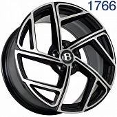 Диск литой FF FBX115 7,5J17 PCD5*114,3 ET35 DIA73,1 BLACK MACHINE FACE (1766FBX115)
