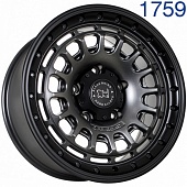 Диск литой FF KF60 8,5J18 PCD5*150 ET10 DIA110,5 MATT GUNMETAL WITH MATT BLACK (1759KF60)