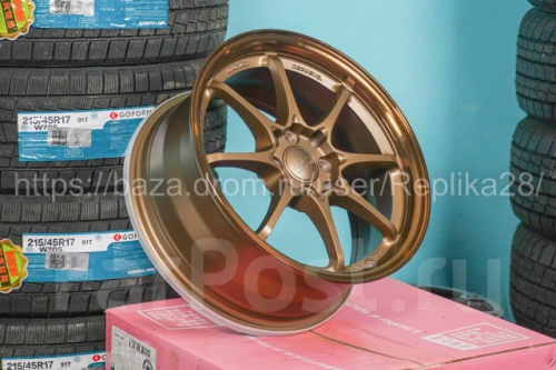 Диск литой REPLICA RAYS 7J15 PCD4*100/114,3 ET35 DIA73,1 Цвет (95410699)