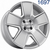 Диск литой KIPARDO KF61 7,5J17 PCD4*100 ET40 DIA73,1 SILVER MACHINED FACE (1697KF61)