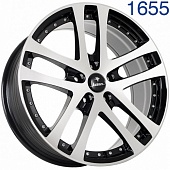Диск литой FF FBX480 7,5J18 PCD5*114,3 ET38 DIA73,1 BLACK MACHINED FACE (1655FBX480)